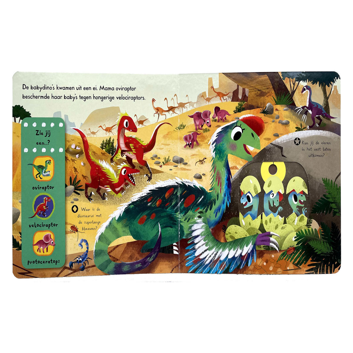 Deltas Regardez et découvrez! Au Flapjesboek du Dino
