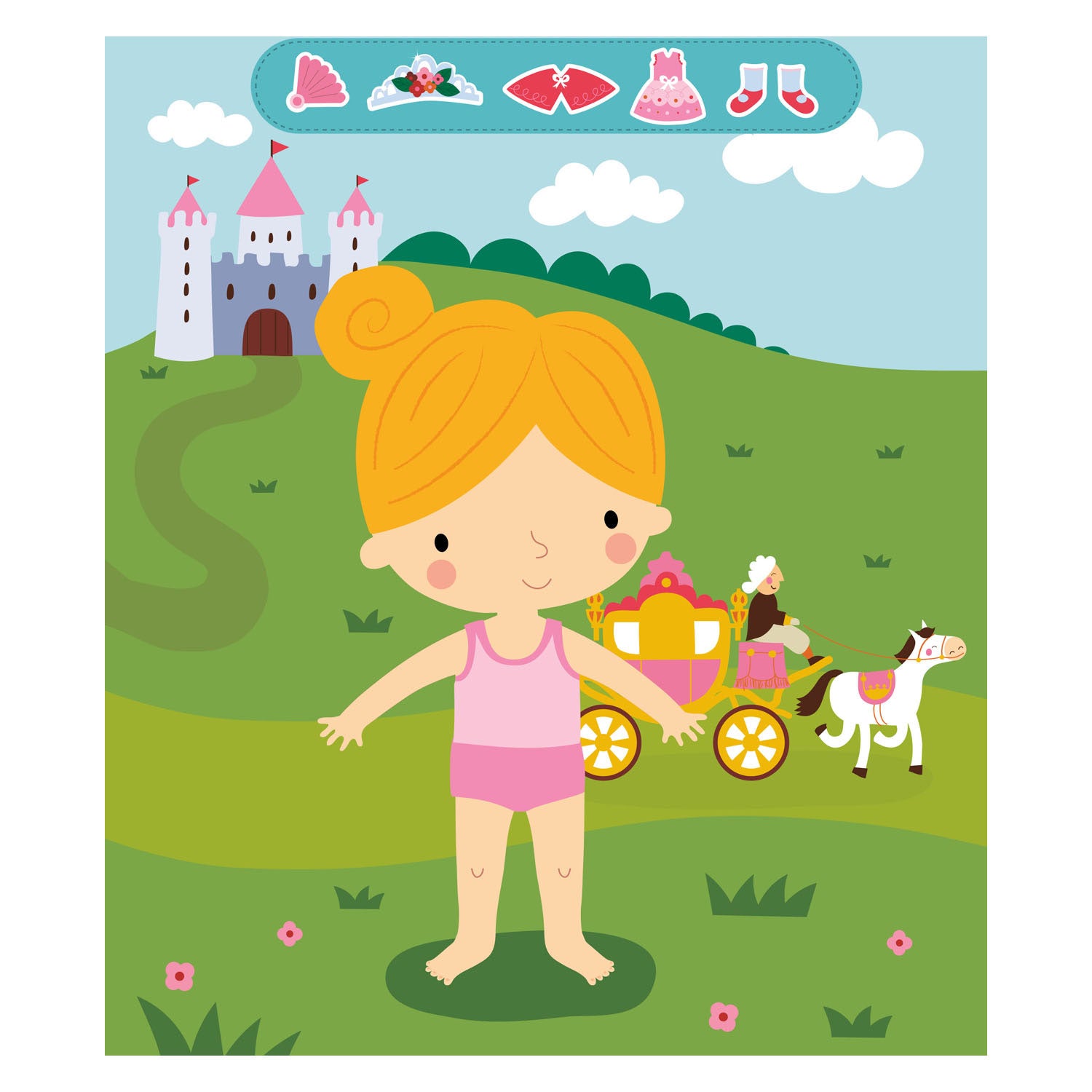 Deltas Little Sticker Fun Dressing Dolls Sticker Book