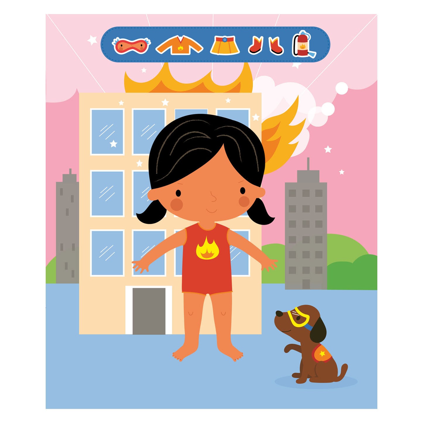 Deltas Super Girls Sticker Fun Dress Drouls Dolls Sticker Book