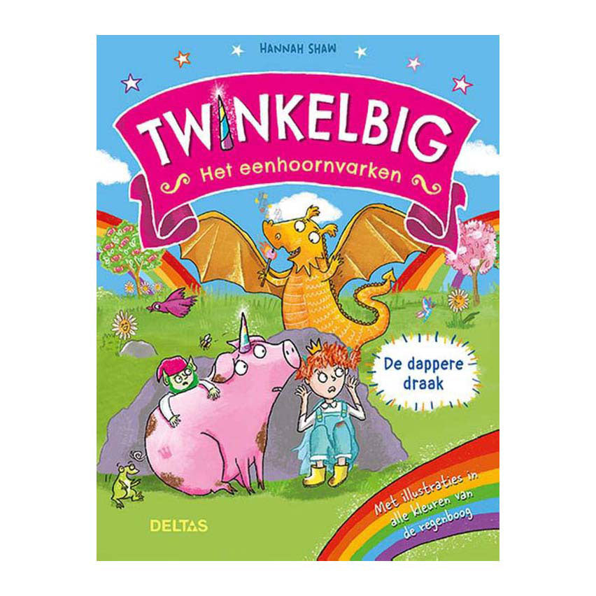 Deltas twinkle pig le cochon licorne - le courageux dragon