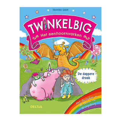 Deltas twinkle pig le cochon licorne - le courageux dragon