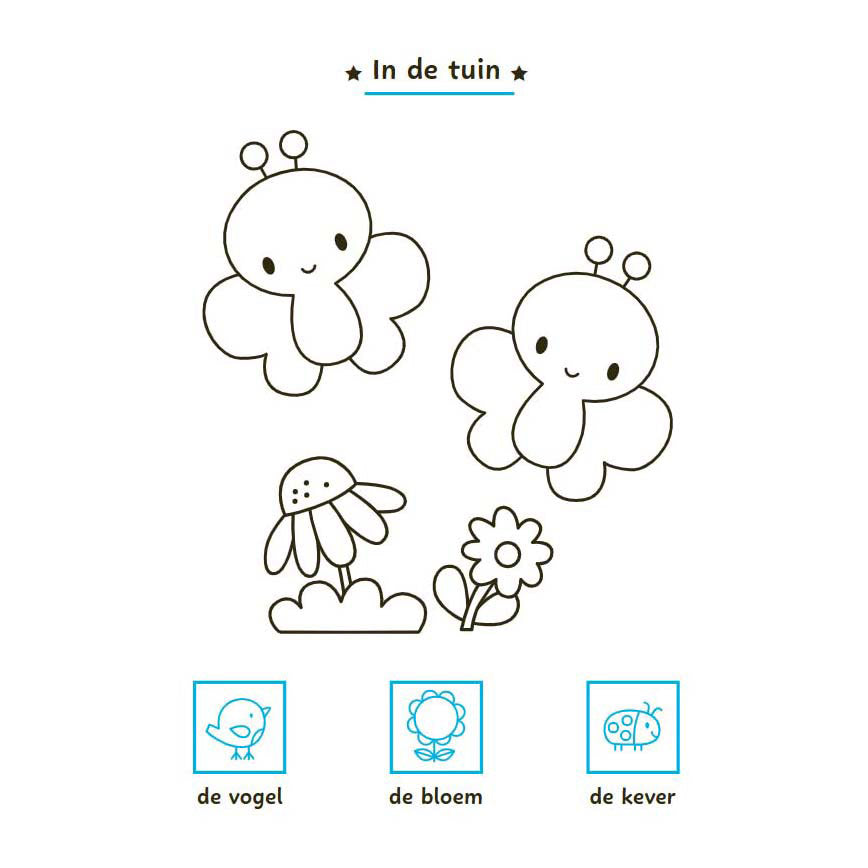 Deltas mes premiers mots couleur + livre d'autocollants