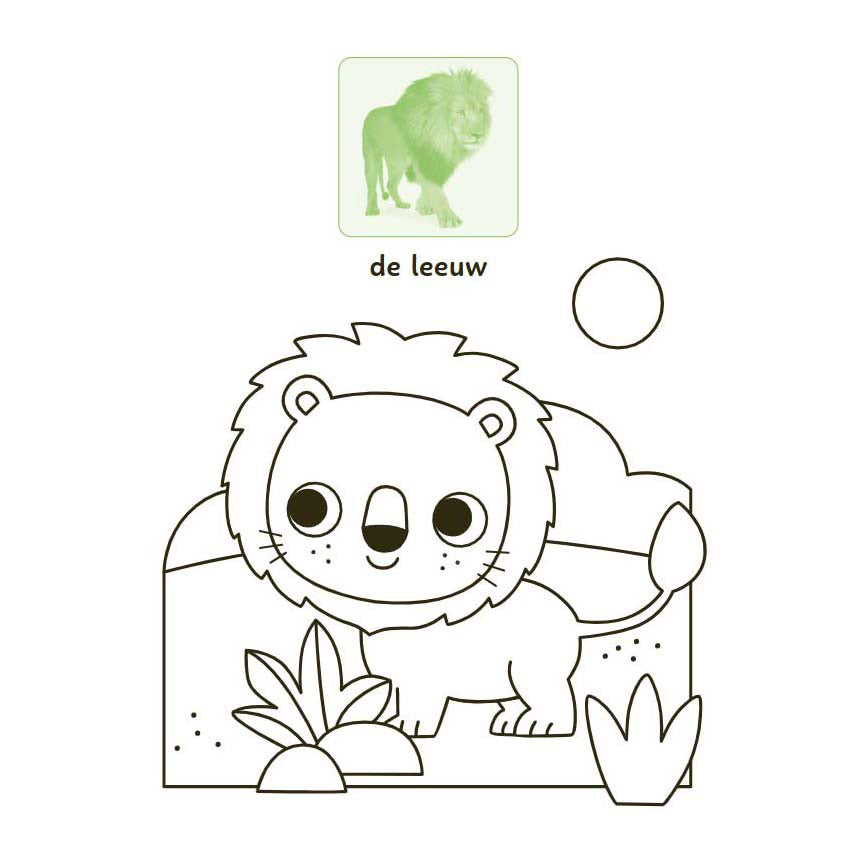 Livre de coloriage et d'autocollants Deltas Sweet Animals