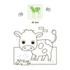 Livre de coloriage et d'autocollants Deltas Sweet Animals