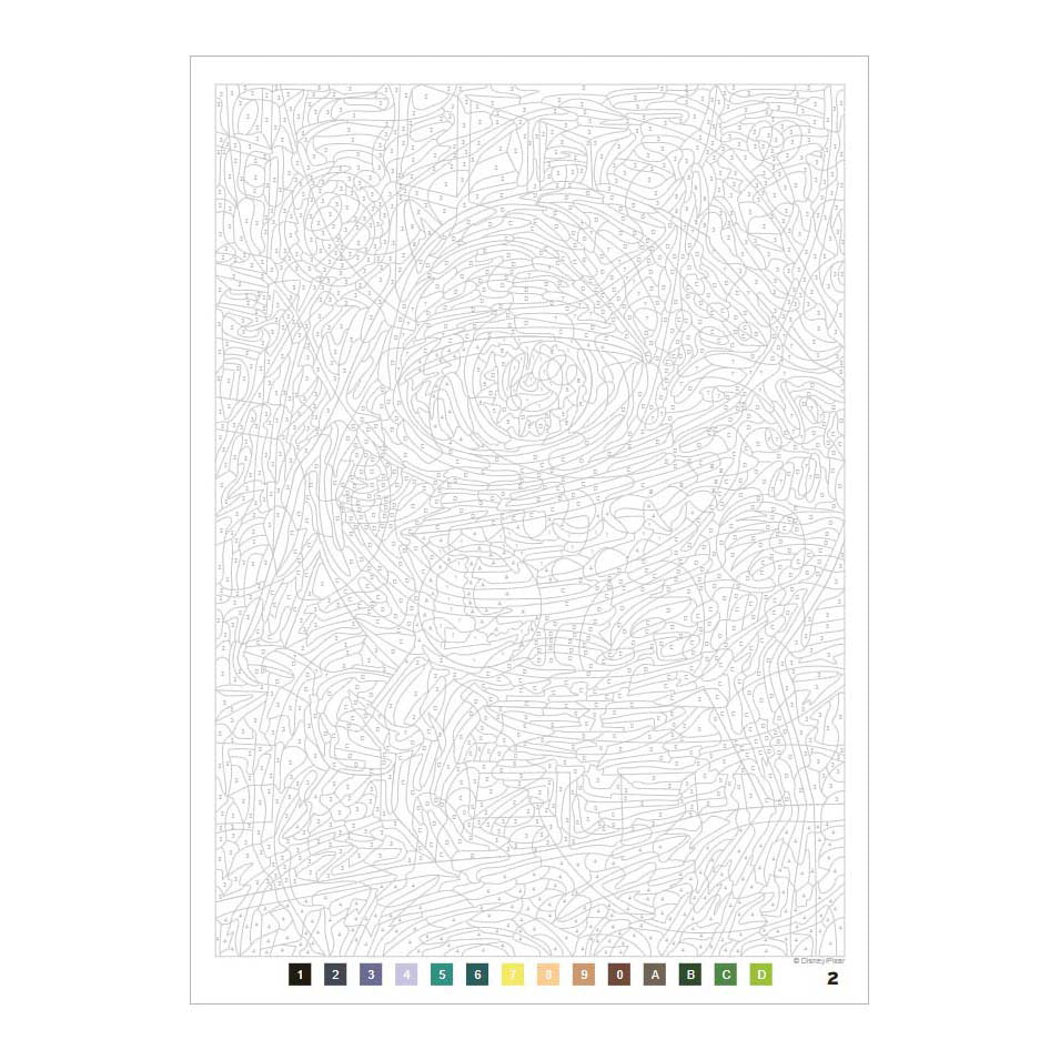 Deltas Pixar - couleur par numéro