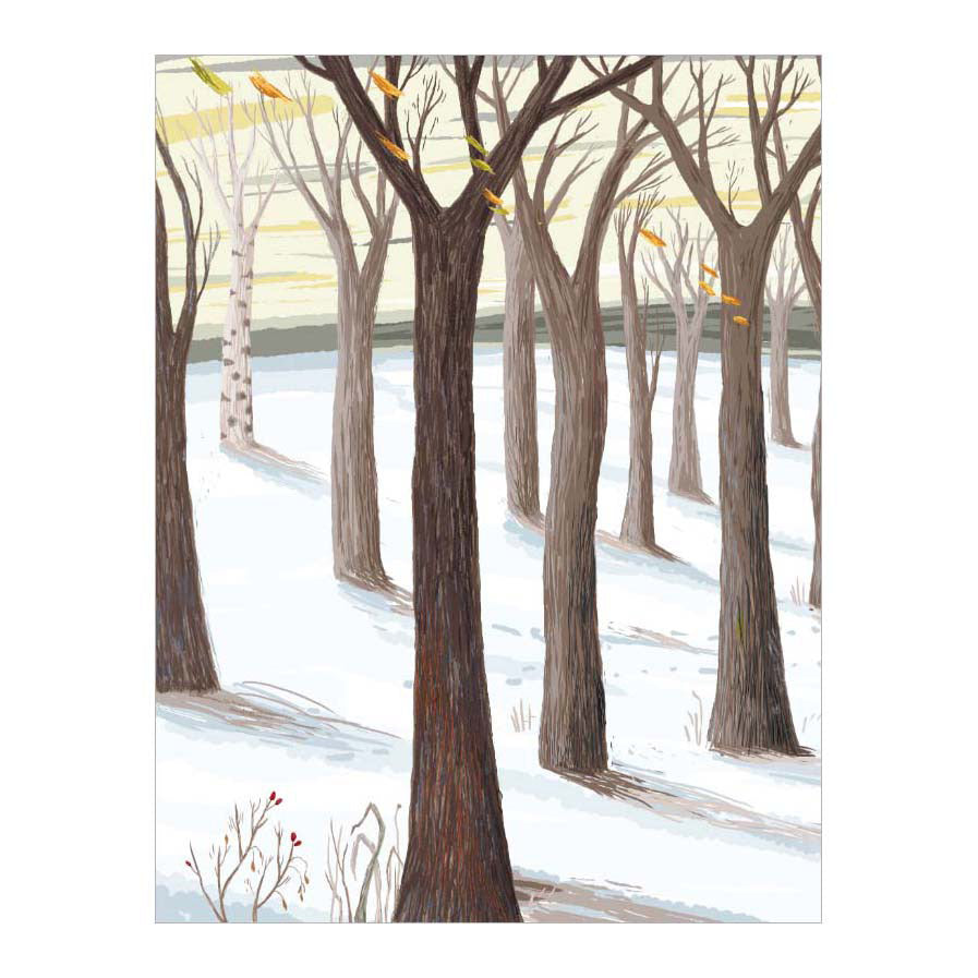 Deltas par une froide journée d'hiver
