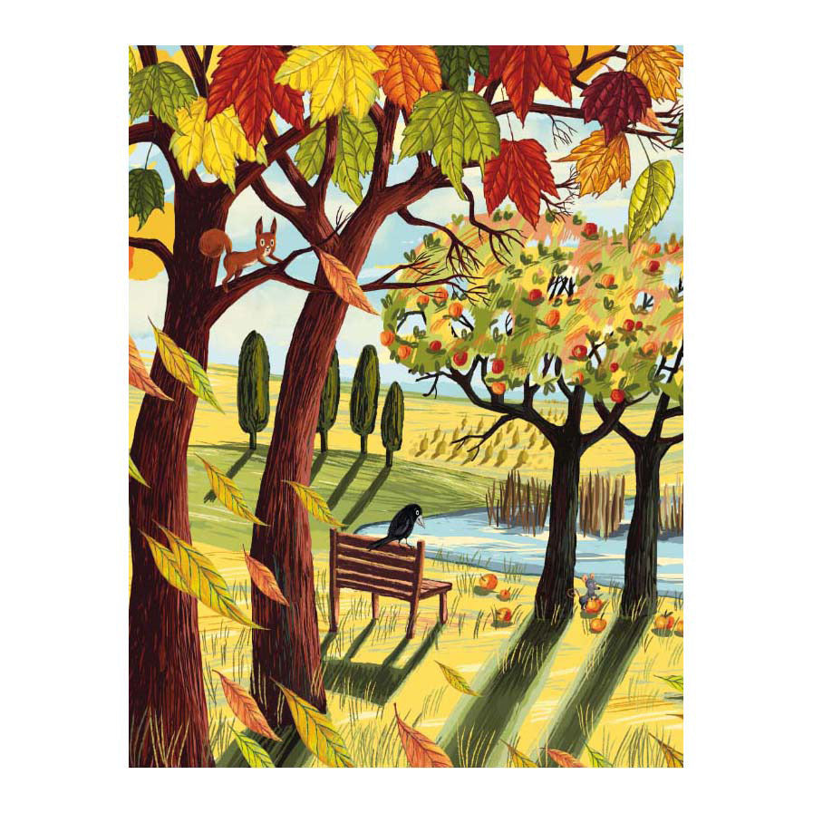 Deltas par une journée ensoleillée d'automne