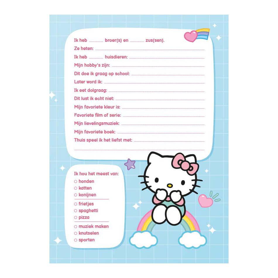 Le livre d'amis Hello Kitty de Delta