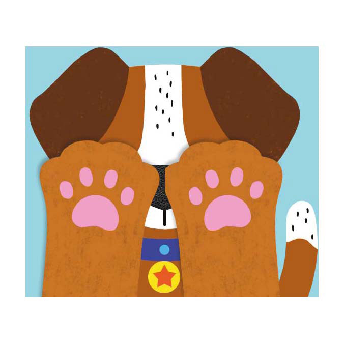 Le chiot doux coucou de Delta - livre cartonné à rabats
