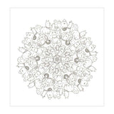 Coloriage mandala Deltas kawaii amusant - afbeelding 4