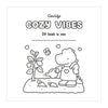 Deltas Cozy Vibes mignon livre de coloriage confortable Coco Wyo