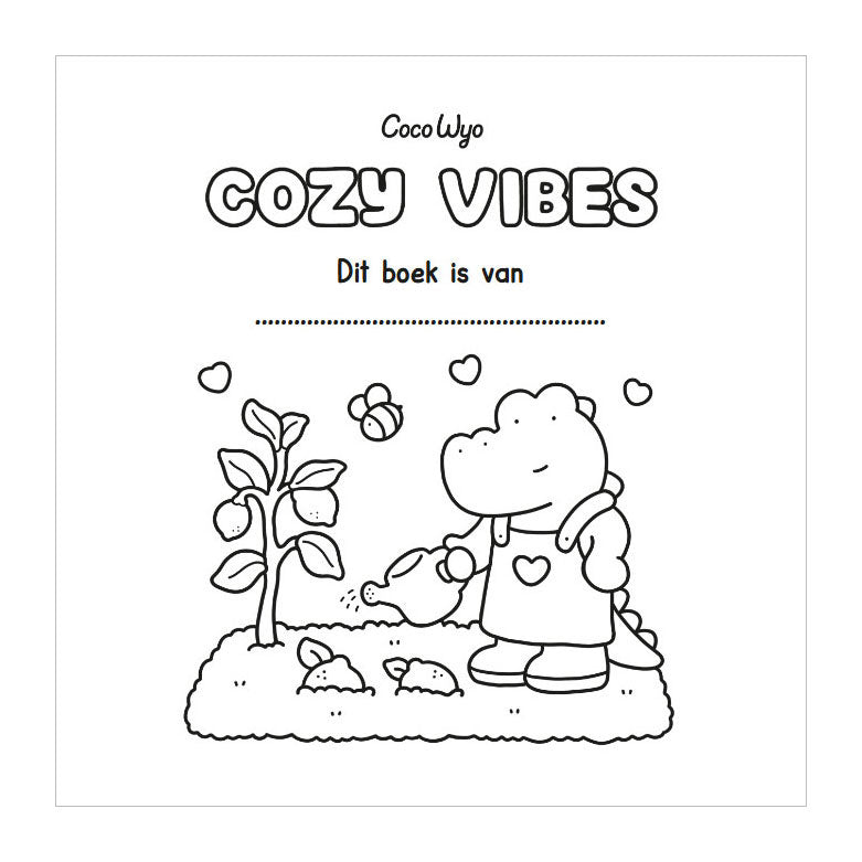 Deltas Cozy Vibes mignon livre de coloriage confortable Coco Wyo