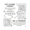 Deltas Cozy Vibes mignon livre de coloriage confortable Coco Wyo