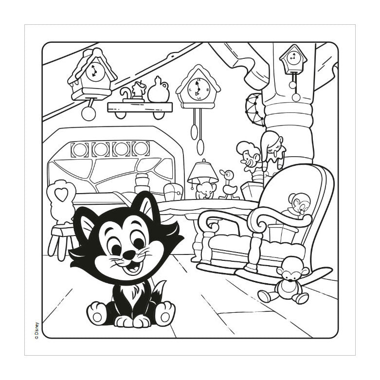 Deltas Disney livre de coloriage classique mignon et confortable