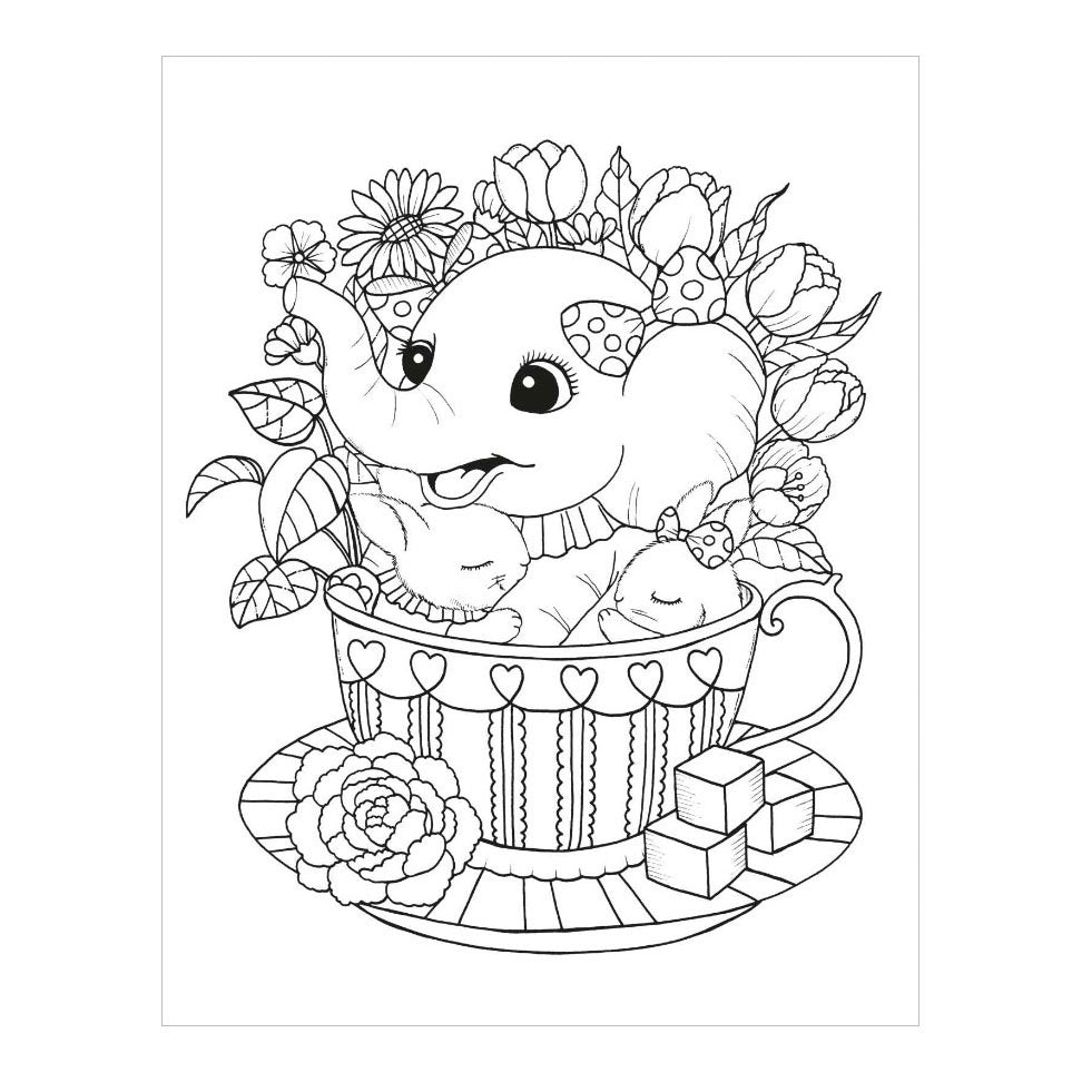 Livre de coloriage des baisers douillets de Deltas