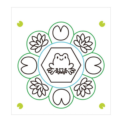 Livre de coloriage couleur mandala heureux Deltas