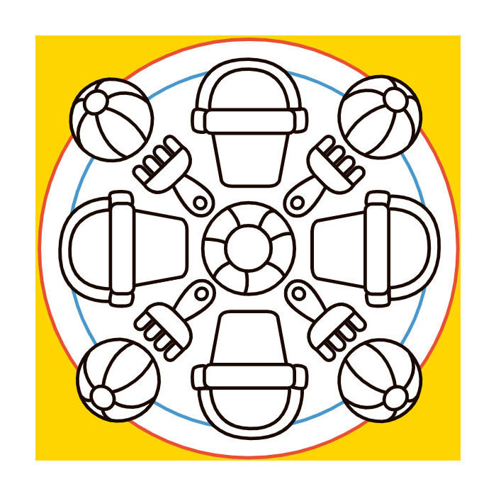Livre de coloriage couleur mandala heureux Deltas