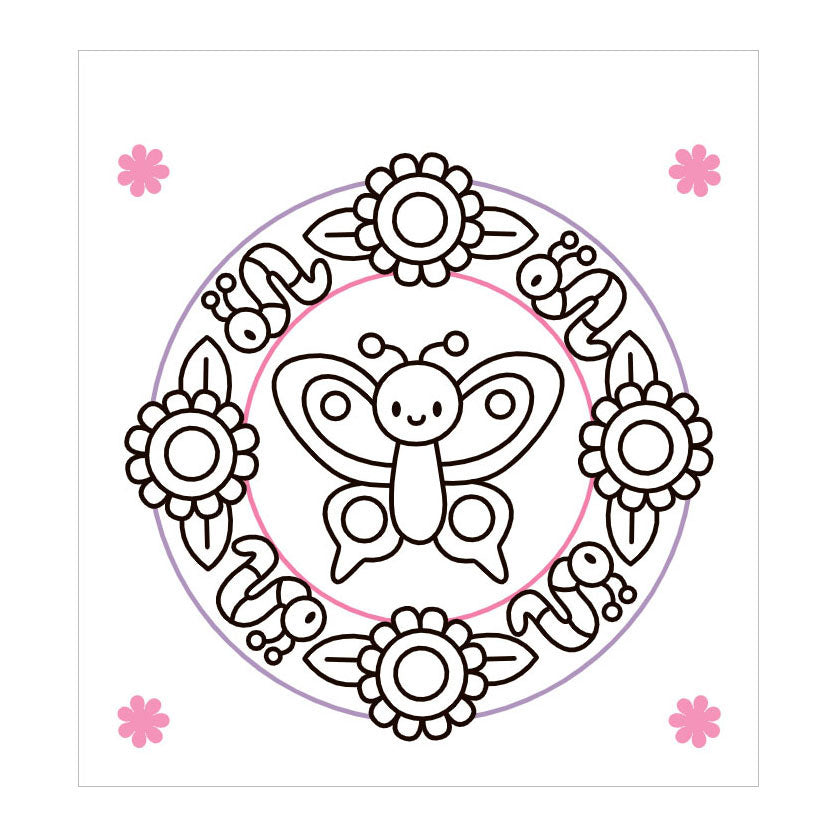Livre de coloriage couleur mandala heureux Deltas