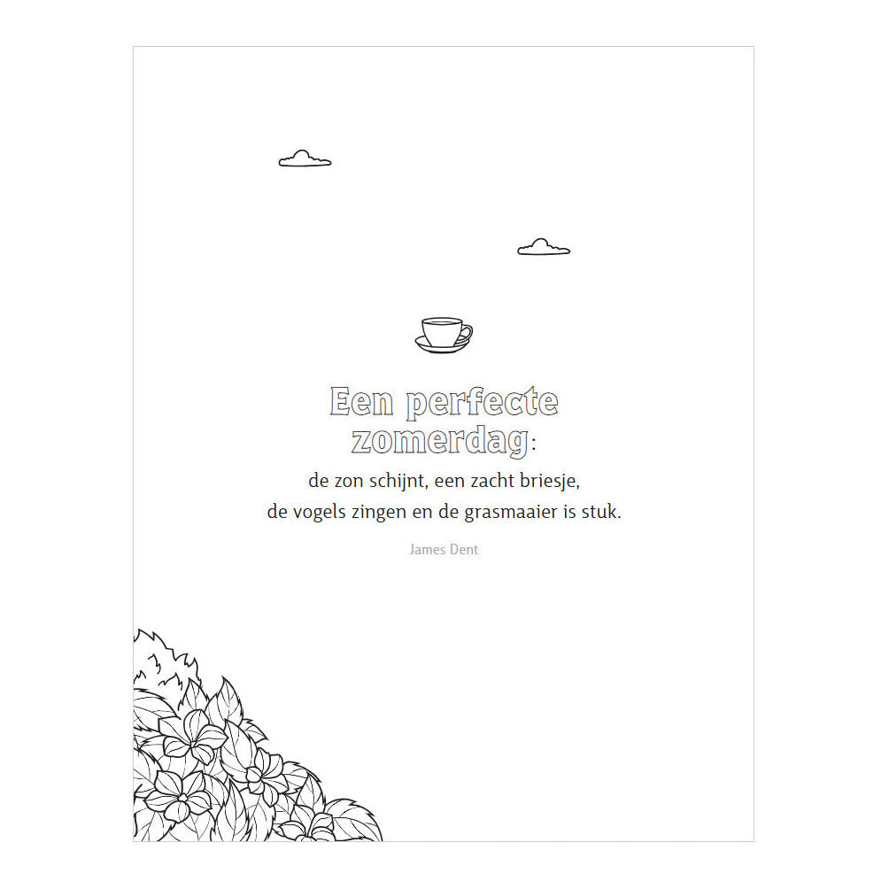 Deltas beaux jours - coloriage pour adultes