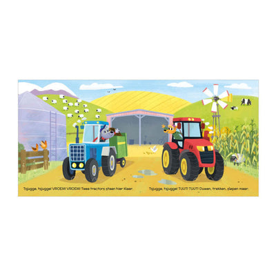 Deltas vroom vroom - au travail ! un livre plein de tracteurs sympas