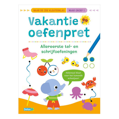 Exercices amusants de comptage et d'écriture des vacances Deltas pour le groupe 1
