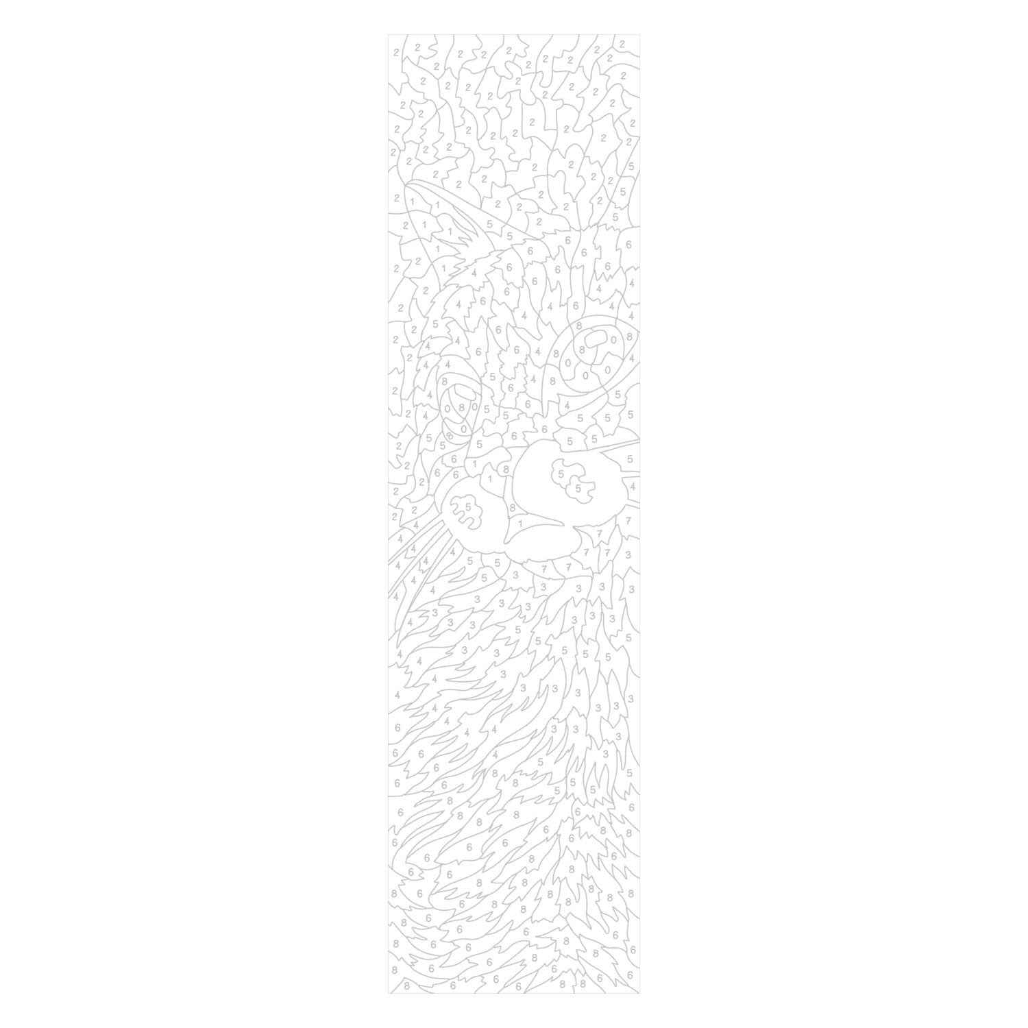 Deltas les plus beaux marque-pages à colorier couleur par numéro - chats