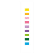 Deltas les plus beaux marque-pages à colorier couleur par numéro - fleurs - afbeelding 3
