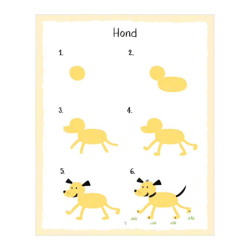 Deltas mon premier carnet de dessins - animaux heureux