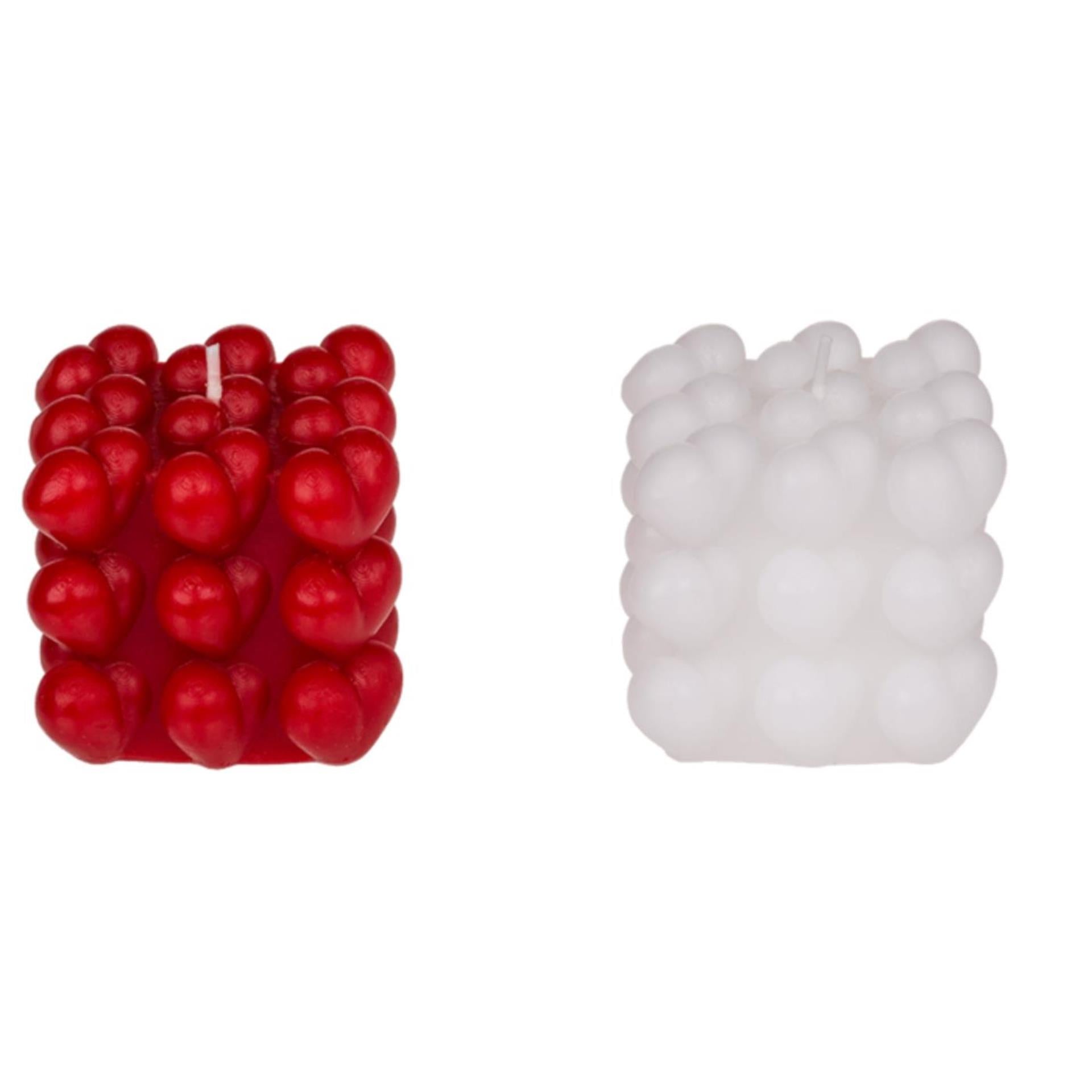 Bougie bulle Ootb coeur 6x6cm