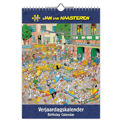 Calendrier d'anniversaire Jan van Haasteren A4