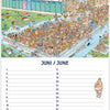 Calendrier d'anniversaire Jan van Haasteren A4