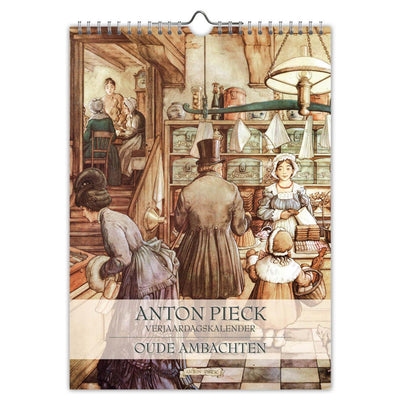 Comello anton pieck 'vieux métiers' 18x25cm
