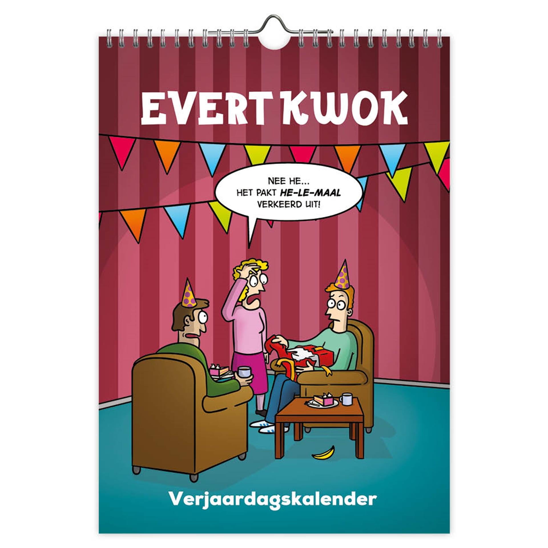 Calendrier d'anniversaire Comello evert kwok a4