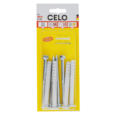 Celo 1065489 - bouchon de fenêtre multifonctionnel mfr 8-80 sb tx | 5 pièces