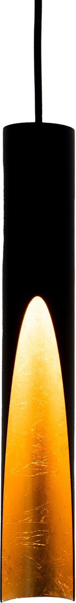 Lampe à suspension Eglo barbotto - gu10 - ø 6 cm - or noir - acier