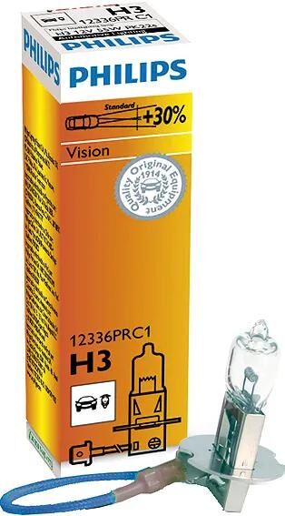 Lampe Philips h3 12v 55w pk22s | 10 pièces