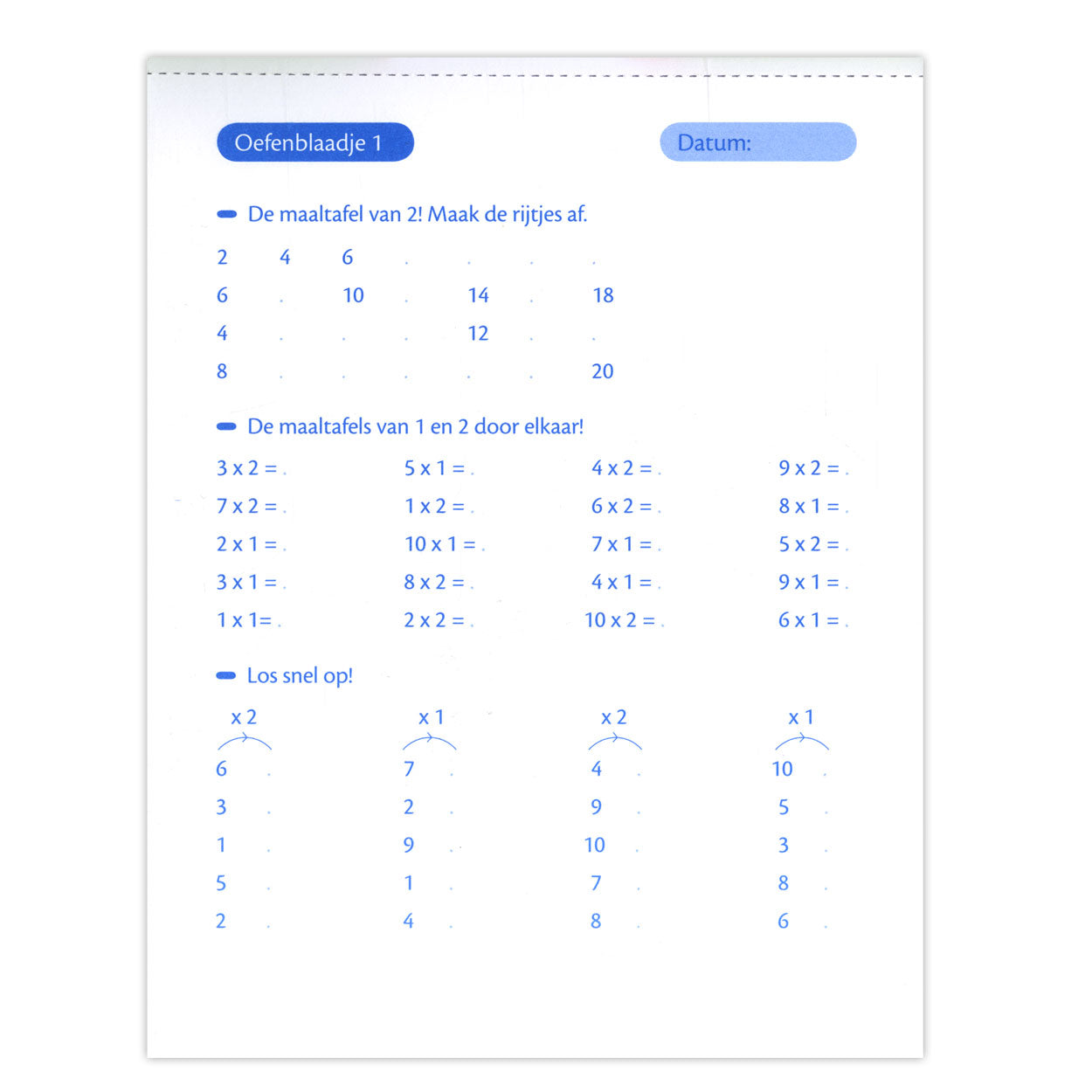 L'exercice laisse des tables de mal et des tables partielles (7-8