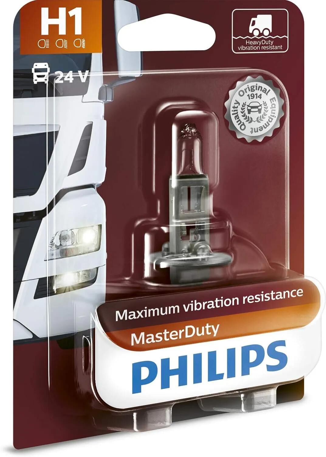 Lampe frontale Philips masterduty, lampe brillante 24v mb nennleist. 70w