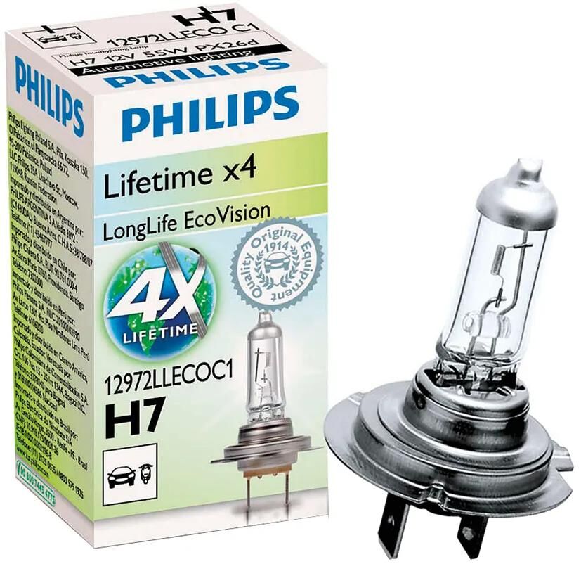 Philips lampe frontale h-7-longlife 12 volts 12972ll