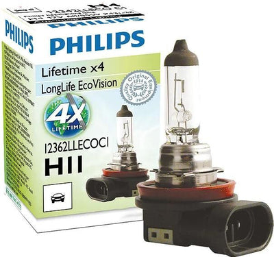 Philips lampe frontale longue durée ecovision h11 durée de vie plus longue eco visio