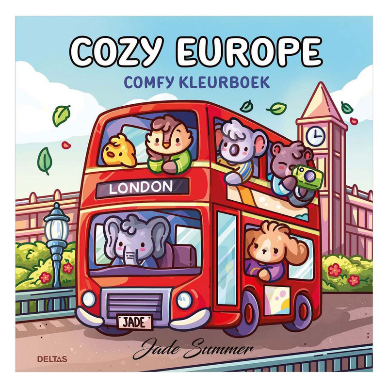 Deltas Cosy Europe Livre de coloriage confortable Jade Summer