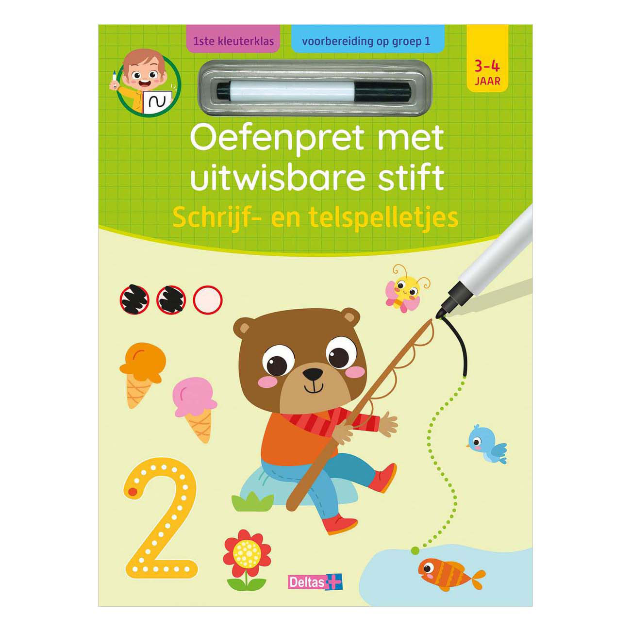 Jeux d'écriture et de comptage Deltas (3-4 ans)