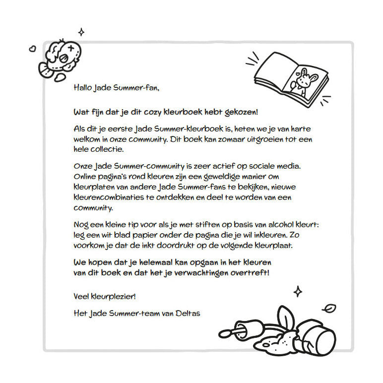 Crimes de chat Deltas - livre de coloriage confortable été jade