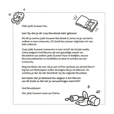 Crimes de chat Deltas - livre de coloriage confortable été jade