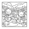 Crimes de chat Deltas - livre de coloriage confortable été jade