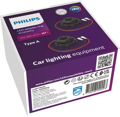 Philips adaptateur ultinon pro6000 anneau adaptateur led h7 type 11184x2