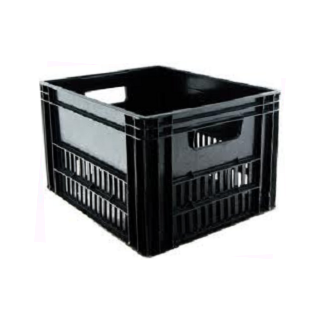 caisse à vélo noire 40 litres