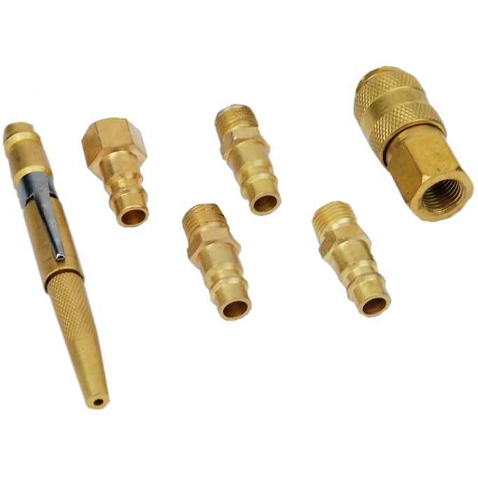 Brüder Mannesmann jeu de raccords rapides 6 pièces (hobby) - 15506