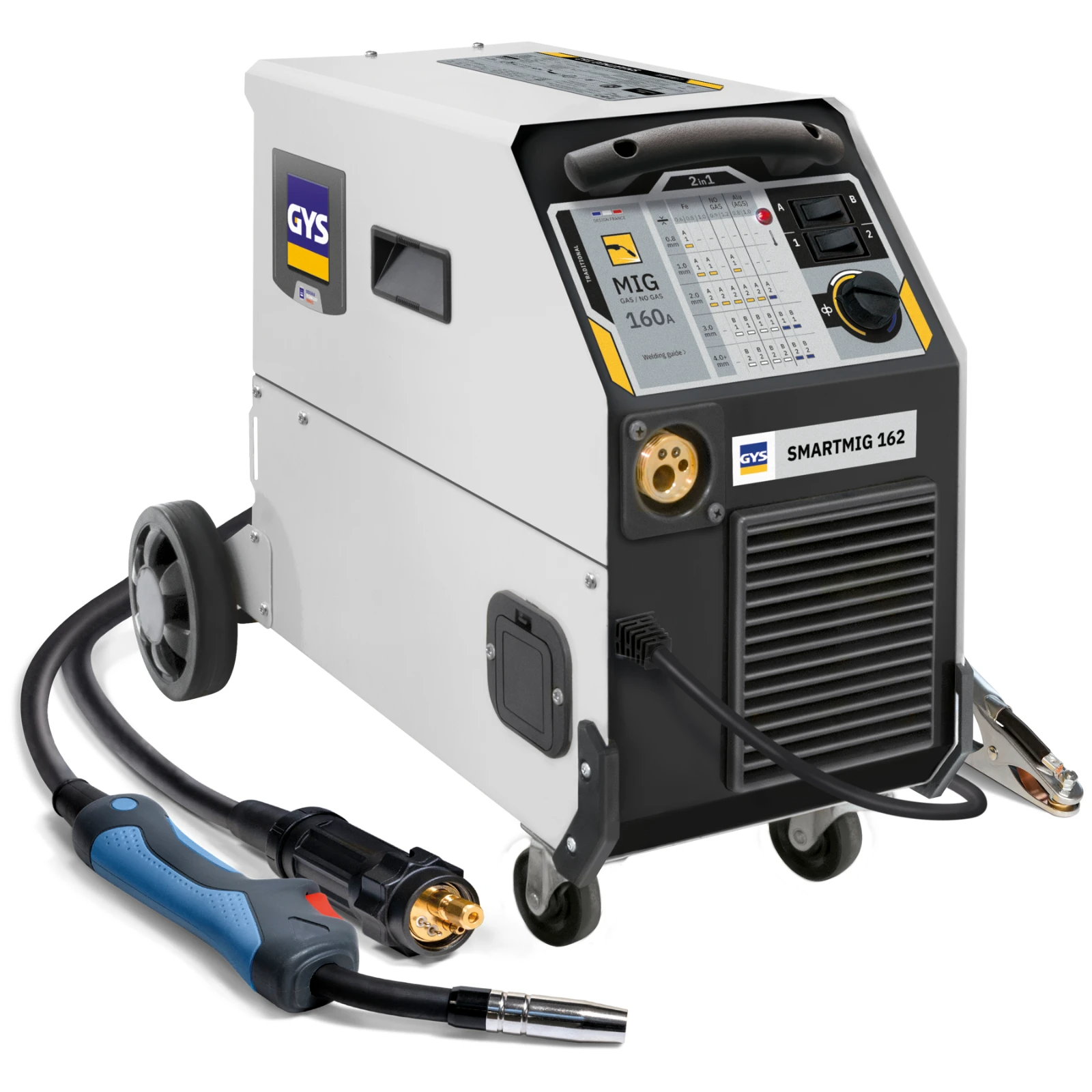 Gys smartmig 162, 230v-16a - poste à souder mig mag - 5192033160