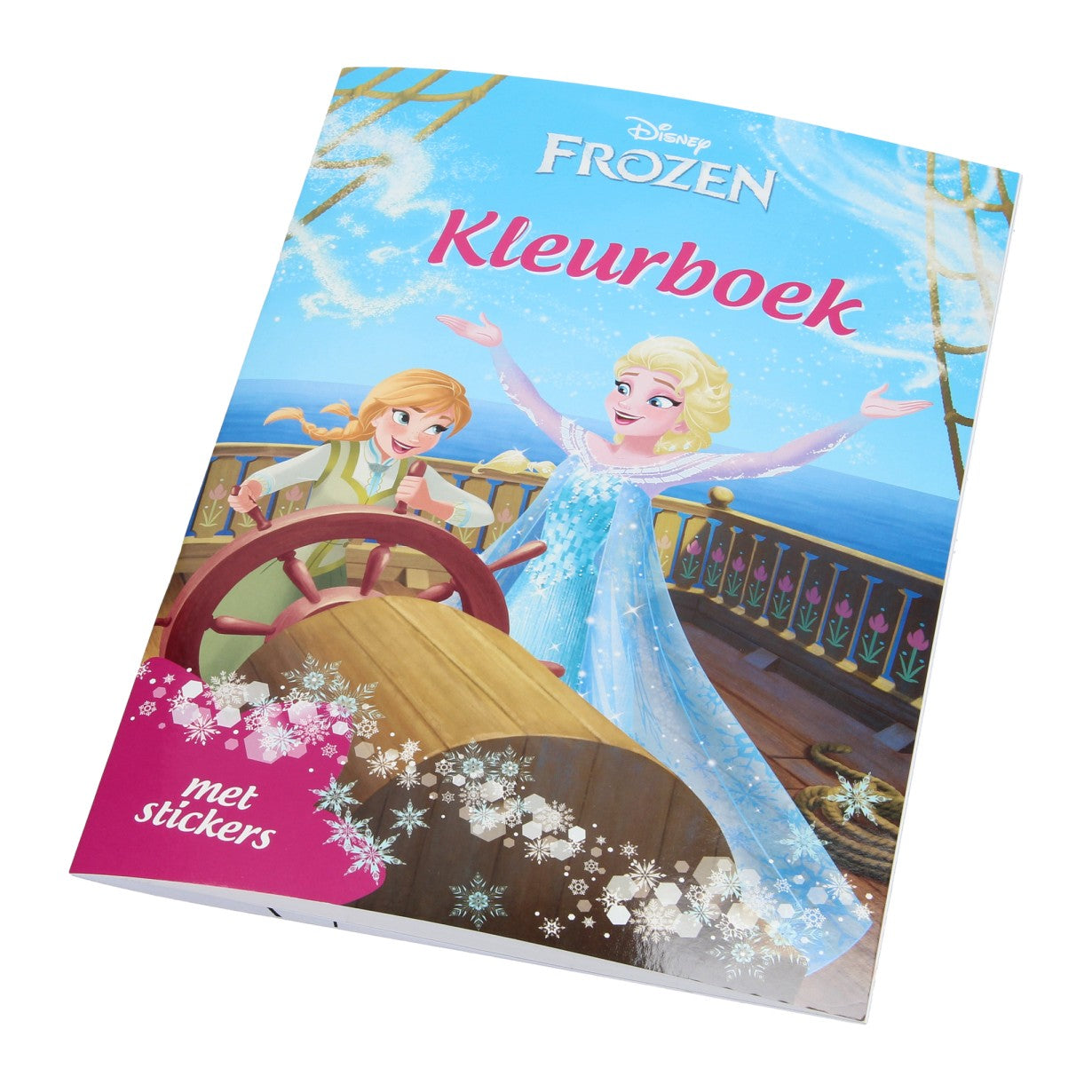 Livre spécial Nederland bv Frozen Colorbook avec autocollants